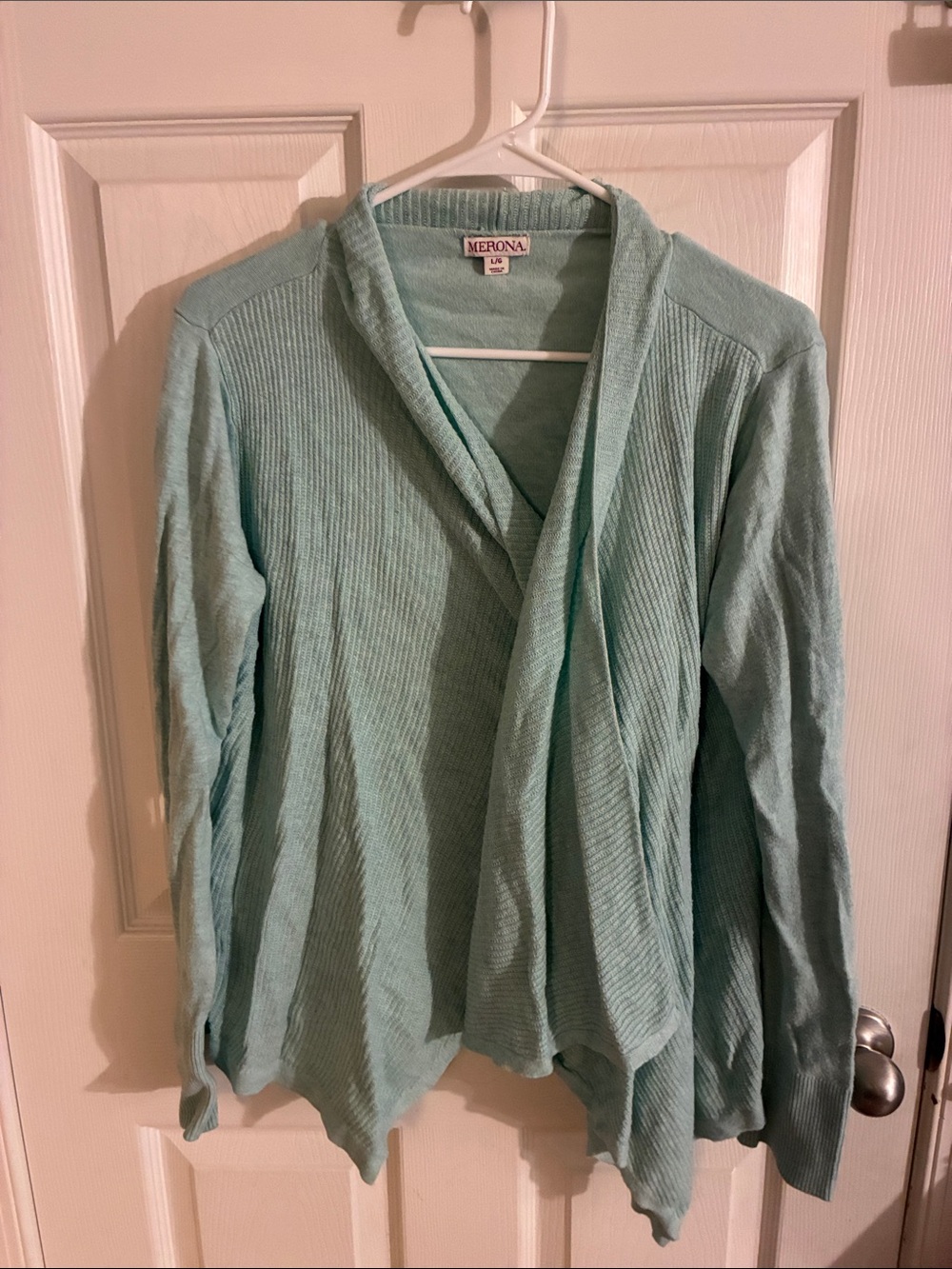 Merona large pastel green cardigan